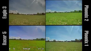 Comparing Runcam Eagle 3, Racer 5 and Phoenix 2 FPV Cameras