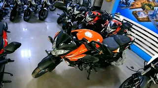 pulsar ns 125 new model 2023 l bs7 l e20 l orange colour