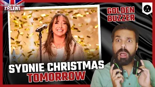 SYDNIE CHRISTMAS wins GOLDEN BUZZER - "Tomorrow" - BGT 2024 | STUNNING Performance REACTION