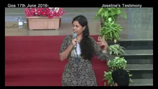 Joseline's Testimony | Goa | 17th June 2016