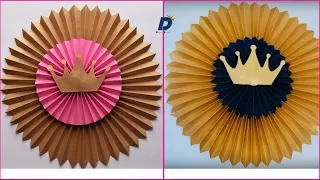 Paper fan | Easy party decorations | girl or boy Room decor | DIY