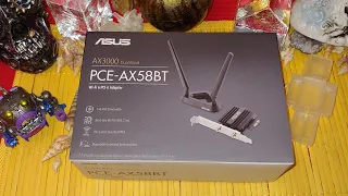 Asus AX3000 Benchmark, Test & Review (PCE-AX58BT) Next-Gen WiFi 6 Dual Band PCIe Wireless Adapter