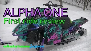 Arctic Cat Alpha One on-snow review: Gone in 60 seconds