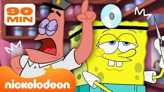 SpongeBob | Tutti i lavori che SpongeBob e Patrick hanno avuto! | Compilation di oltre 60 minuti