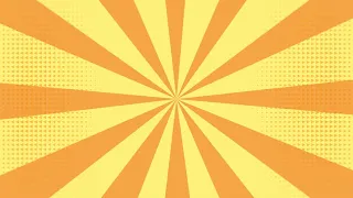 Anime Comic Background | SUN RAYS | Pop Art  4K Background Video | Looped