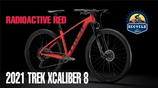UNBOXING OF 2021 TREK XCALIBER 8 | RADIOACTIVE RED-TREK BLACK COLOR | MTB 29" WHEEL
