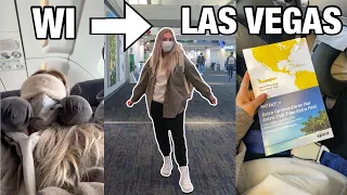 AIRPORT VLOG & TRAVEL DAY: Flying SPIRIT AIRLINES for the first time! Come w Me From Wi to Las Vegas