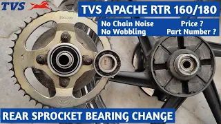 Apache Rear Sprocket Bearing Change : 160/180 [Detailed Guide ]