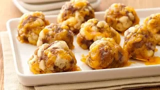 Sausage Crescent Cheese Balls | Pillsbury Recipe