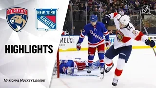 Рейнджерс - Флорида / NHL Highlights | Panthers @ Rangers 11/10/19