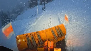 ❄️Snow removal in Austria❄️Fresh snow on March #asmr  @erdbewegungen-daum