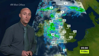 Thursday afternoon forecast 30/03/17