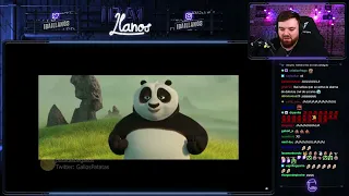 IBAI Y EL XOKAS DOBLAJE EN KUNG FU PANDA