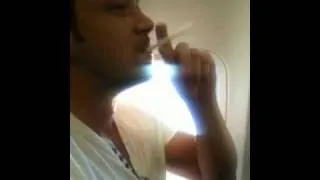 Smoking on a plane