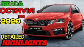 SKODA OCTAVIA RS 2020 Detailed Highlights Interior and Exterior