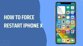 How to force restart iPhone X easily | How to reboot an iPhone when it is frozen