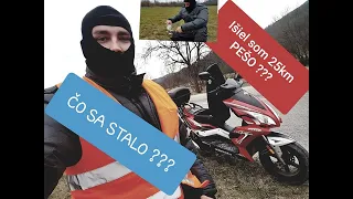 Denný Vlog na Skútroch - Čo sa mi stalo ? :(