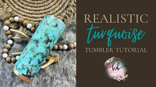 Realistic Turquoise Tumbler Tutorial