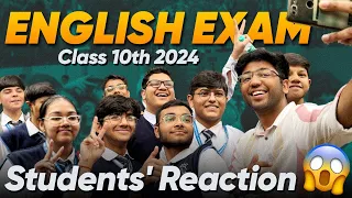 Students Reaction 😱 - ENGLISH Class 10th Boards 2024 I Shobhit Nirwan