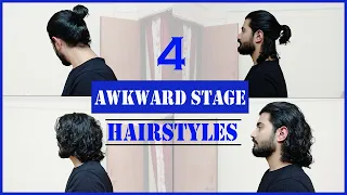 4 Amazing Awkward Stage Hairstyles for Men || Mohit Network