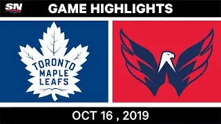 NHL Highlights | Maple Leafs vs Capitals – Oct 16 2019