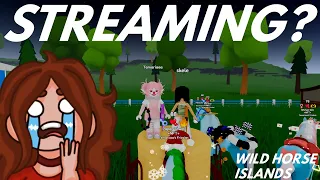 IUH HUNTING in WILD HORSE ISLANDS on ROBLOX  // WILD HORSE ISLANDS  // ROAD TO 3K // !merch