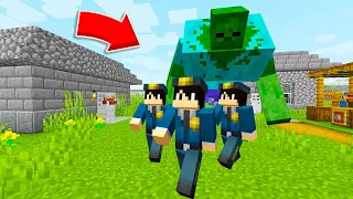 ПОЧЕМУ ЗОМБИ МУТАНТ НАПАЛ НА ПОЛИЦИЮ В МАЙНКРАФТ ! Алексбой Minecraft Мультик