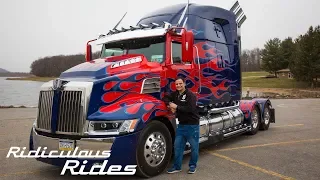 World’s First Fan-Built Optimus Prime | RIDICULOUS RIDES