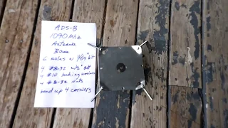 ADS-B cheap DIY ground plane 1090Mhz part 1