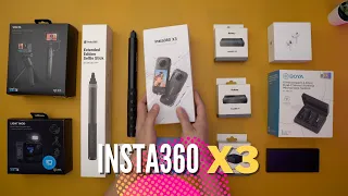 2023 Insta360 X3 Accessories Haul - Must have Accessories for new 360 camera owner