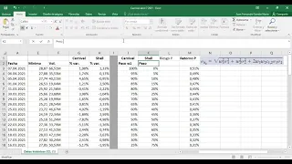 Portafolio de Markowitz en excel con 2 activos