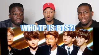 AMERICANS REACT TO WHO IS BTS  (PART 1)