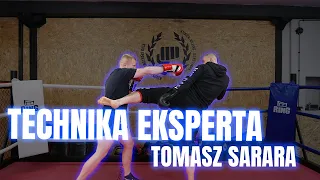 TECHNIKA EKSPERTA - Tomasz Sarara - Kontra - lewy middle kick w tempo