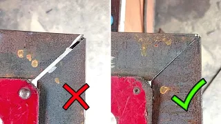 Not many people know, the secret of the welder is to make precision 90 degree joints on angle iron