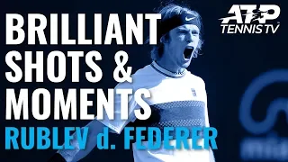 Andrey Rublev Stuns Roger Federer With Brilliant Win! | Cincinnati 2019