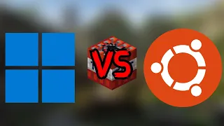 Windows 11 VS Ubuntu Linux 22.04 | Minecraft 10X10 TNT stress test