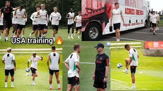 Serious🔥, Man United first training in USA New York!! Casemiro, Antony skills,Mason Mount wait Onana