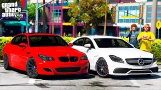 РЕАЛЬНАЯ ЖИЗНЬ В GTA 5 - КУПИЛИ Б/У BMW M5 E60 И MERCEDES CLS63 AMG! ЛЮТЫЕ ШАШКИ ПО ТРАССЕ! 🌊ВОТЕР