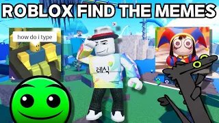 Roblox FIND THE MEMES!! (THE HARDEST MEME TO FIND + Toothless dance, Pomni, Titan TV Man)