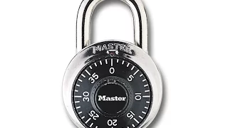 How to Crack a Master Combination Lock, if you know the last number!