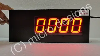 micro designs 4 digit Count Up Timer