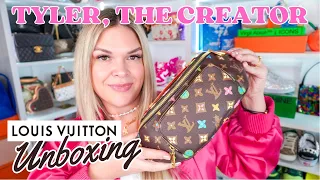 Louis Vuitton by Tyler, the Creator RUSH BUMBAG Unboxing & Try-On