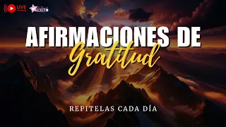 🔴 AFIRMACIONES DE GRATITUD 🙏🏻💜 Afirmaciones Positivas para un Día Milagroso 🌟