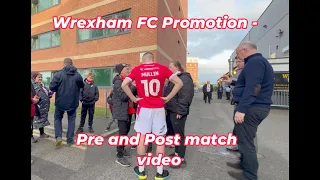 Ryan Reynolds and Rob McElhenney WREXHAM FC PROMOTED