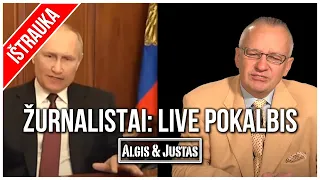 Algis ir Justas: PUT'KA IR ŽURNALISTAI: Live Pokalbis TEASER