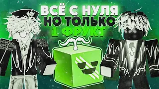 🧩ВСЁ С НУЛЯ НО С ОДНИМ ФРУКТОМ В БЛОКС ФРУТС / BLOX FRUIT