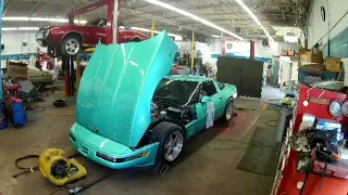 1991 ZR-1 Corvette making a 7000 RPM dyno pull