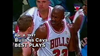 April 4, 1997 Bulls vs Cavs highlights