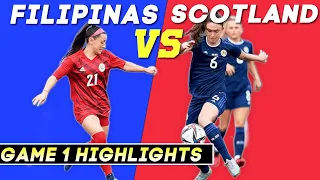 FILIPINAS VS. SCOTLAND Pinatar Cup 2023 | Women's Football | Full Highlights