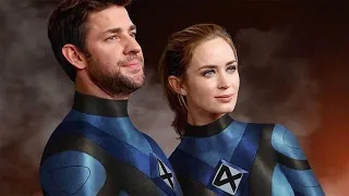 BREAKING! JOHN KRASINSKI EMILY BLUNT ENTER TALKS FOR MCU FANTASTIC FOUR